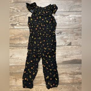 Old Navy Black Floral Romper